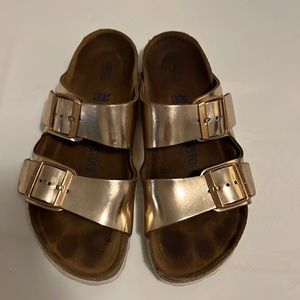 Birkenstock Metallic Copper Arizona